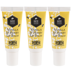 Bee Good Honey & Vanilla Lip Balm - Triple Pack